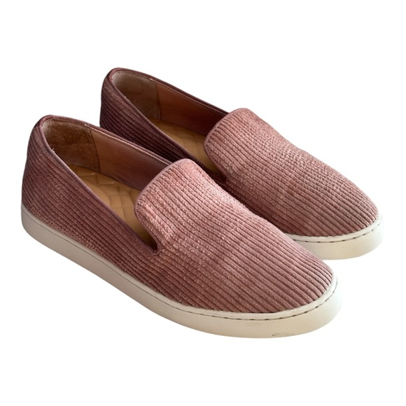 Birdies Women's The Swift Carnation Blush Pink Velvet Corduroy Sneakers Size 7 - Picture 3 of 15